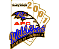 Ravens 2001 Wild Card Pin