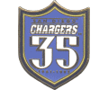 San Diego Chargers 35th Anniversary Pin