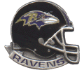 Ravens Pewter Helmet Pin