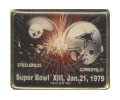 Super Bowl 13 Dueling Helmets Stamp Pin