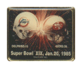 Super Bowl 19 Dueling Helmets Stamp Pin