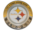 Steelers Six Time Champs Pin
