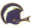 Chargers Helmet Pin