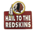 Hail To The Redskins Pin