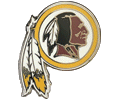 Redskins Large Logo Pin