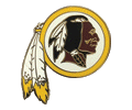 Redskins Medium Logo Pin
