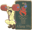 Olympics Weight Lifting pin