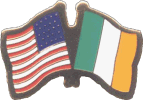 U.S. and Ireland Friendship Flag Pin