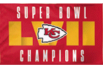 [Super Bowl 57 Champions Chiefs Flag]