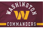 [Commanders Logo Deluxe Flag]