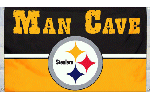 [Steelers Man Cave Flag]