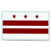 [District of Columbia Flag Reflective Decal]