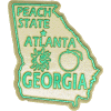 [Georgia State Shape Magnet]