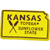 [Kansas State Shape Magnet]