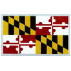 [Maryland Flag Reflective Decal]