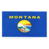 [Montana Flag Reflective Decal]