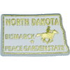 [North Dakota State Shape Magnet]