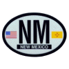 [New Mexico Oval Reflective Decal]