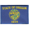 [Oregon Flag Patch]