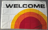 3x5' OPEN sunrise nylon flag