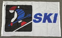 3x5' SKI nylon flag