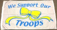 3x5' nylon We Support Our Troops 