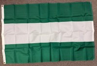 3x5' Green/White/Green striped nylon flag 