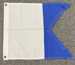 Signal Code Alpha nylon flag 