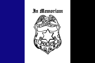 [Police In Memoriam flag]