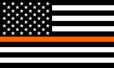 [Thin Green Line flag]