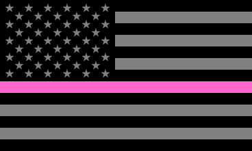 [Thin Pink Line flag]