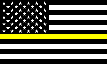 [Thin Yellow Line flag]