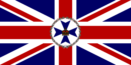 [Queensland Governor's flag, 1876-1900s]