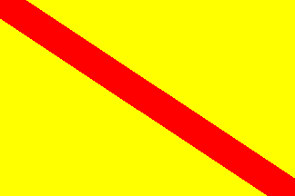 [Ligne banner of arms]