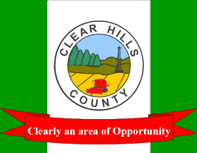[flag of Clear Hills County]