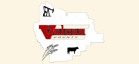 [flag of Vulcan County, Alberta]
