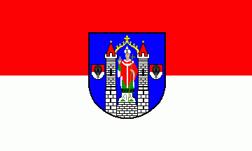 [Aken (Elbe) flag with shield]