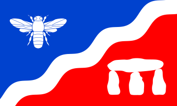 [Melsdorf municipal flag]