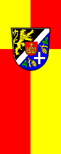 [Südliche Weinstrasse County hanging flag (Rhineland-Palatinate, Germany)]