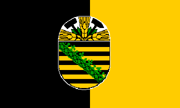 [State Flag 1990 (Saxony-Anhalt, Germany)]