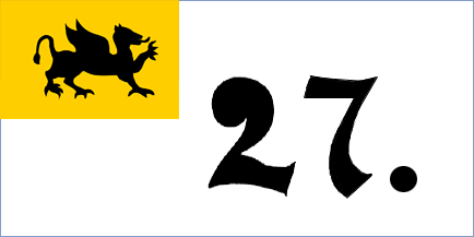 [Nummernflagge 27 c.1860 (Rostock, Mecklenburg-Vorpommern, Germany)]