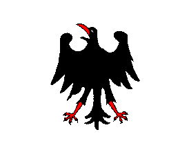 german flag eagle black and white