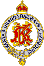 [Kenya-Uganda Railways & Harbours badge]