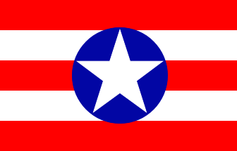 a flag with one star