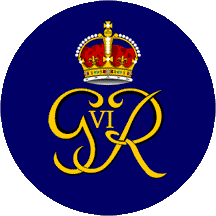 [Flag during reign of George VI, 1936-1952: badge detail]
