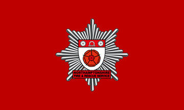 [Northamptonshire Fire and Rescue Service Flag]