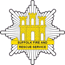 [Suffolk Fire & Rescue Service badge]