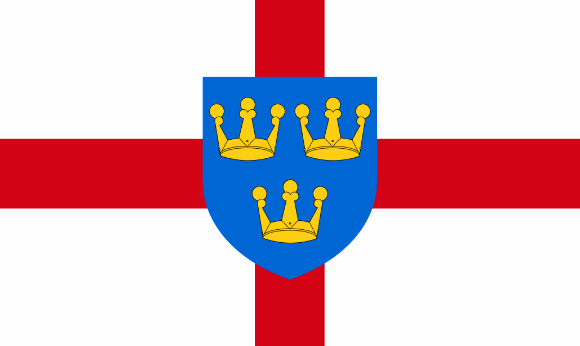 [East Anglia Flag UK]