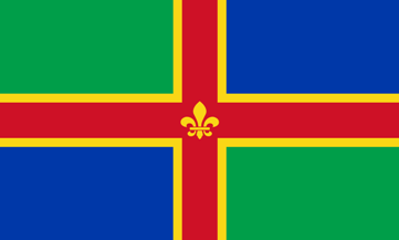 [Flag of Lincolnshire]