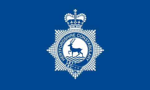 [Hertfordshire Police flag]